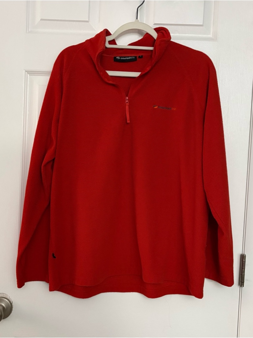 Eastern Mountain Sports Men's Red Quarter-Zip Pullover